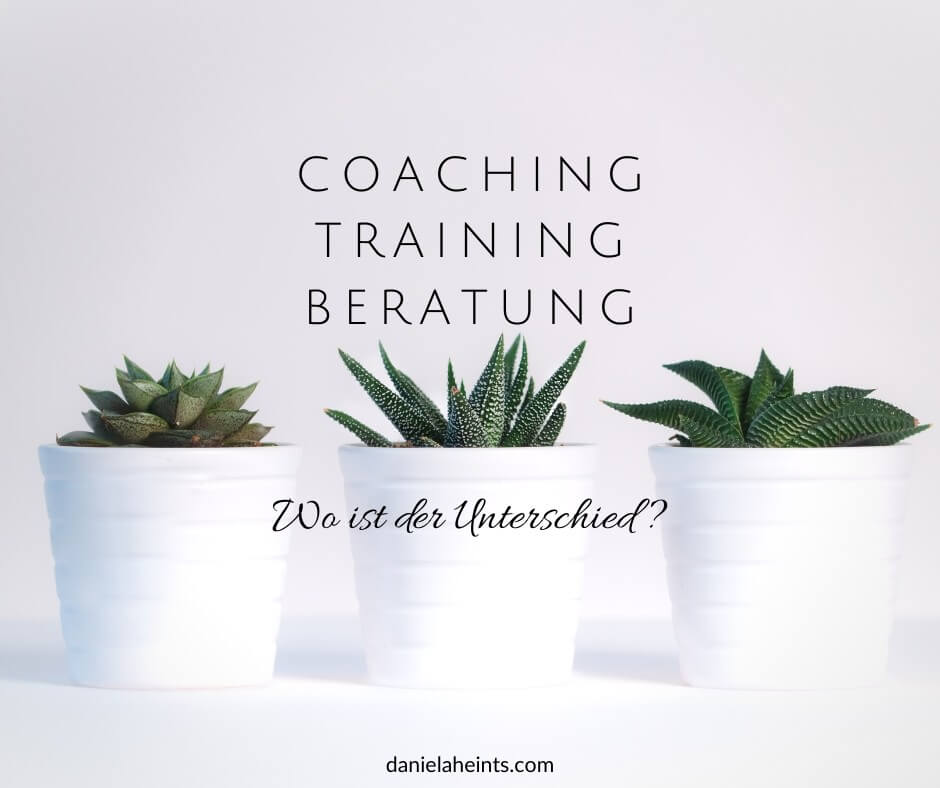 Coaching, Beratung, Training - wo ist der Unterschied?
